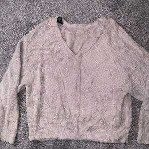 Express Fuzzy/Bedazzled‎ Sweater